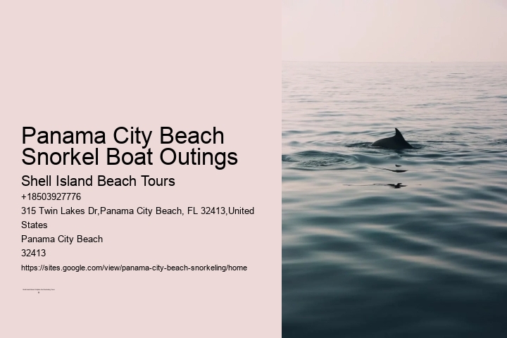 Panama City Beach Snorkel Boat Outings